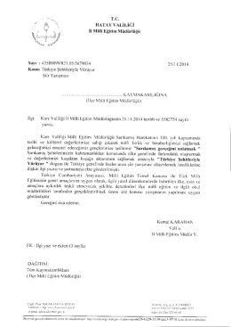 T.(j:. - yayladağı il&ccedil;e mill&icirc; eğitim m&uuml;d&uuml;rl&uuml;ğ&uuml;