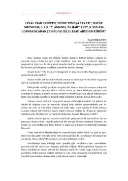 Bu PDF dosyasını indir - İstanbul Üniversitesi