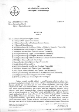 T.r:. MİLLİ EĞİTİM aaıııarııısı&ouml;ı Temel eğııım n&uuml;ııııı M&uuml;ıı&uuml;rı&uuml;ğ&uuml;