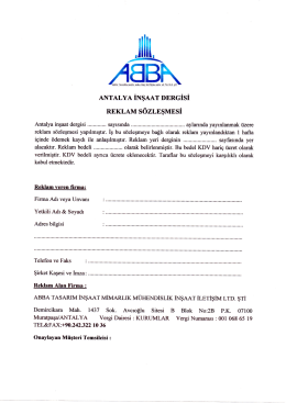 /İGBF \ - Antalya İnşaat Dergisi