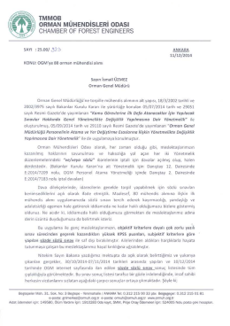 Tııııııııae __ _ _ oRMAN MuHENDısLERı oDAsı CHAııııaEiı GF
