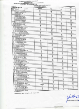 T.c. ESKİŞEHİR OSMANGAZİ &uuml;NİVERsİTEsİ EĞİTİM FAK&Uuml;LTESİ