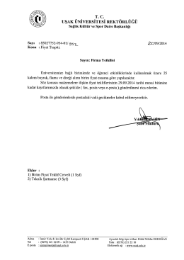 T. C. - Uşak &Uuml;niversitesi