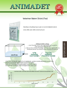 Veteriner Bakım &Uuml;r&uuml;n&uuml; (Toz) - MEBOR