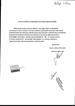 OneTouch 4.6 Scanned Documents - Antalya Eğitim ve Araştırma