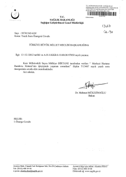 S&uuml;resi Ge&ccedil;tikten Sonra Gelen Cevap