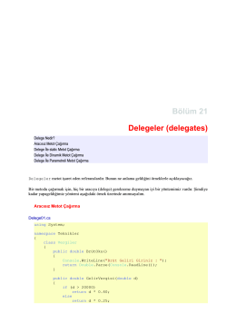 B&ouml;l&uuml;m 21 Delegeler (delegates)