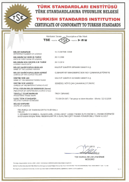 TS 800 EN 997 Troy Markalı Klozetler 420 KB