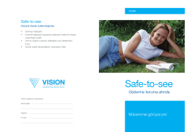 Safe-to-see - WHO+Vision