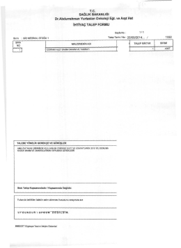 T.C. - Dr. Abdurrahman Yurtaslan Ankara Onkoloji Eğitim ve Araştırma