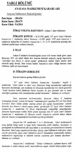 2014/34, K - Resmi Gazete