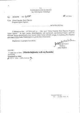 G&ouml;rsel Sanatlar Dersi &Ouml;ğretim Programı Eğitici Eğitimi