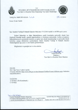Tebliğ No-446 - İstanbul B&uuml;y&uuml;kşehir Belediyesi