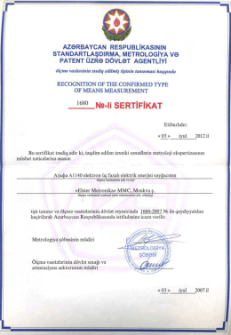 AzeRBAYcAN REsPuBLIKAsıNıN sTAN DARTLAŞDIRMA