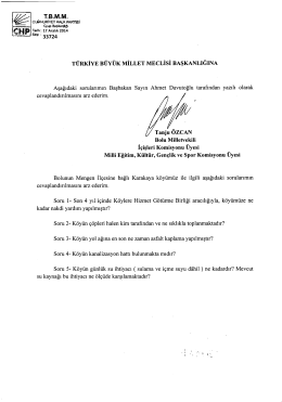 türkiye büyük millet meclisi başkanlığına
