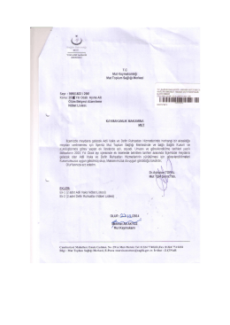 T.C Mut Kaymakamlığı Mut Toplum Sağlığı Merkezi