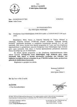 T.c. MUGLA vALıLIGI ıı Mini Eğitim M&uuml;d&uuml;rl&uuml;ğ&uuml;