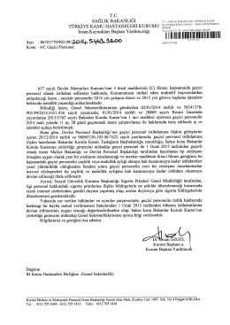 A&ccedil; - T&uuml;rkiye Kamu Hastaneleri Kurumu