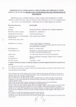 Mersin Mesleki ve Teknik Anadolu Lisesi ve Sabiha Çiftçi Mesleki ve