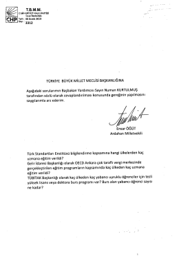 QHP) - T&uuml;rkiye B&uuml;y&uuml;k Millet Meclisi