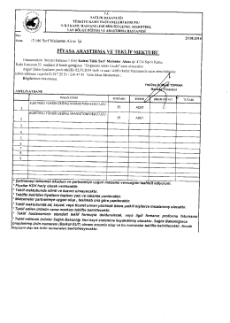 T.C SAĞLİK BAKANLIĞI T&Uuml;RKİYE KAMU HASTANELERİ KURUMU