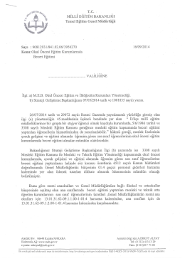 rc. 4 MİLLİ EĞİTİM BAKANLIĞI - Rize İl Milli Eğitim M&uuml;d&uuml;rl&uuml;ğ&uuml;