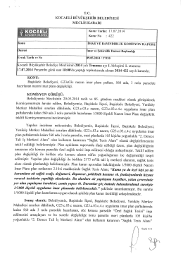 rc. Kemeri B&Uuml;Y&Uuml;KŞEHİR BELEniynsi MeeLis kAR&Aring;Rı