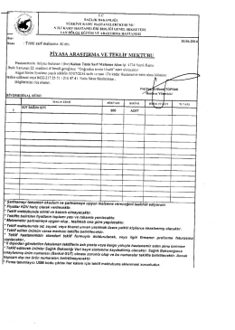 s&uuml;t sağım seti (şartnamede değişiklik yapıldı) son hali