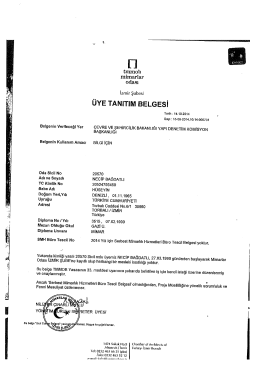 Duyuru ile ilgili ek dosyasına burdan ulaşabilirsiniz