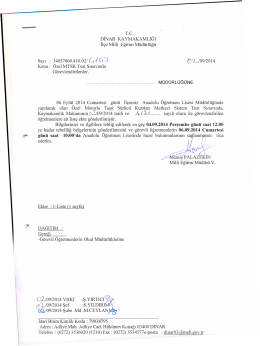 g&ouml;revlendirme - Dinar İl&ccedil;e Milli Eğitim M&uuml;d&uuml;rl&uuml;ğ&uuml;