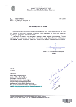 Yükle - Kamu Yönetimi - Hacettepe Üniversitesi