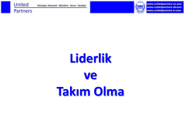 Eğitim ( Liderlik ) - United Partners – Türkiye