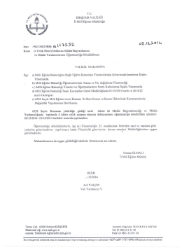 4 Yıllık S&uuml;reyi Dolduran M&uuml;d&uuml;r Başyardımcısı ve M&uuml;d&uuml;r