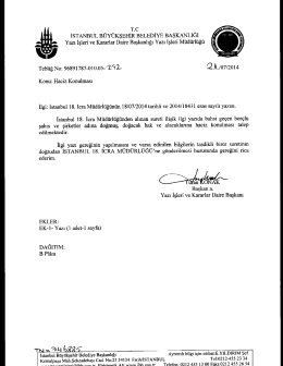OneTouch 4.6 Scanned Documents - İstanbul B&uuml;y&uuml;kşehir Belediyesi