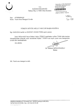 S&uuml;resi Ge&ccedil;tikten Sonra Gelen Cevap