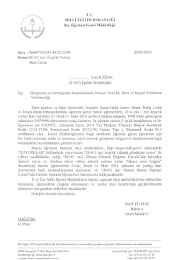 .1:"Wnu r" *a MiLLı EGıTıM BAKANLıGı