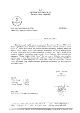 Scanned Document - Fethiye İlçe Milli Eğitim Müdürlüğü