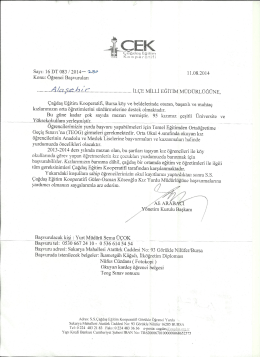&Ccedil;ağdaş Eğitim Kooperatifi &Ouml;grenci başvuruları yazısı i&ccedil;in tıklayınız