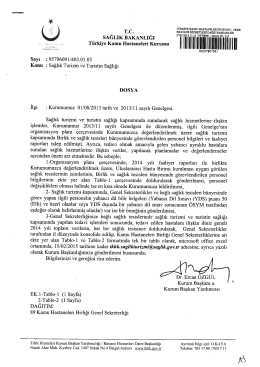 A&ccedil; - T&uuml;rkiye Kamu Hastaneleri Kurumu