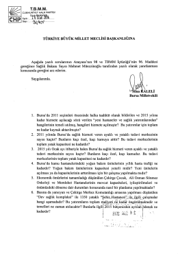 T.B.M.M. cUMHURIYET HALK PARTIsI