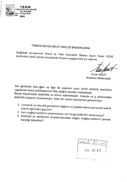 CH - T&uuml;rkiye B&uuml;y&uuml;k Millet Meclisi