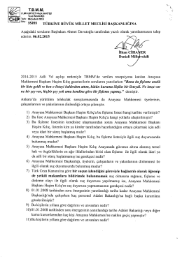 QHP - T&uuml;rkiye B&uuml;y&uuml;k Millet Meclisi