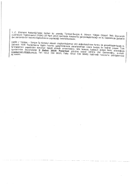 Yazı ve Değerlendirme Formu (2 sayfa)