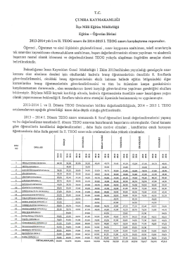 rc. &Ccedil;UMRA KAYMAKAMLIĞI İl&ccedil;e Mini Eğitim M&uuml;d&uuml;rl&uuml;ğ&uuml;