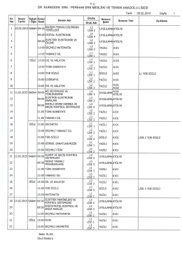 tc dr. nureddin erk - perihan erk mesleki ve teknik anadolu lisesi