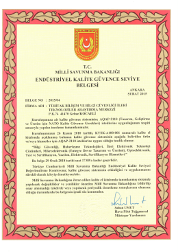 W - T&uuml;bitak Bilgem