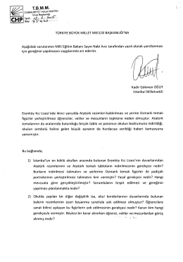 T.B .M .M. - T&uuml;rkiye B&uuml;y&uuml;k Millet Meclisi