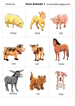 Farm Animals 1 ©www.kids-pages.com
