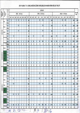 2015 ttk maden direk tahsis dağılımı ve termin planı