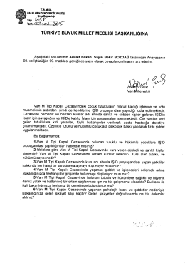 van mv. nazmi g&uuml;r`&uuml;n adalet bakanı`na yazılı sorusu